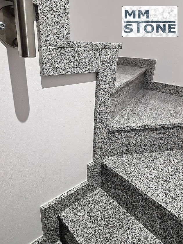Schody granitowe wewnętrzne od MM Stone